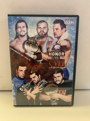 ROH Ring of Honor DVD “Honor vs Evil” 2/16/13 Kevin Steen Adam Cole Corino