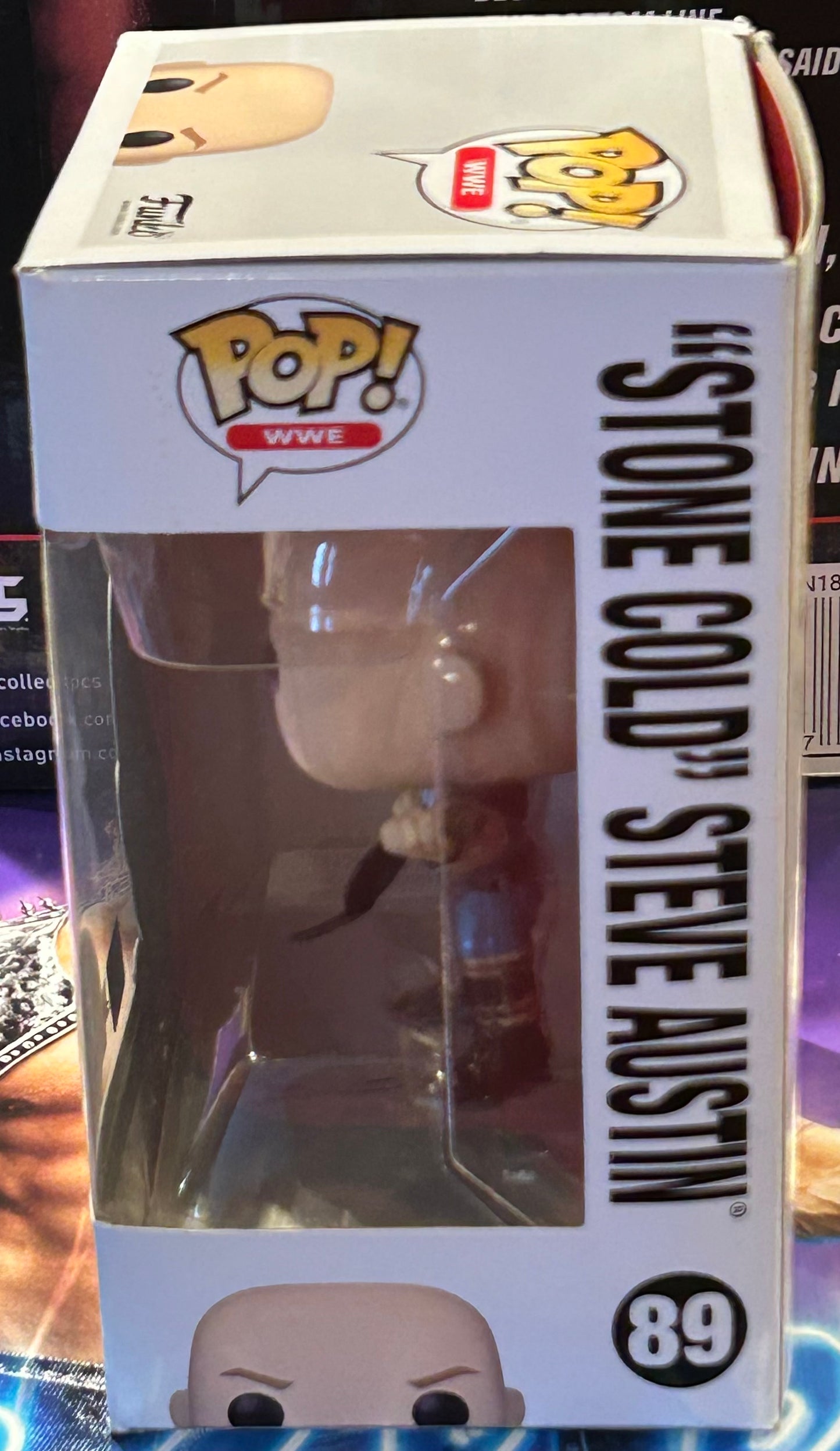 * Stone Cold Steve Austin WWE 7/11 Exclusive Funko Pop #89