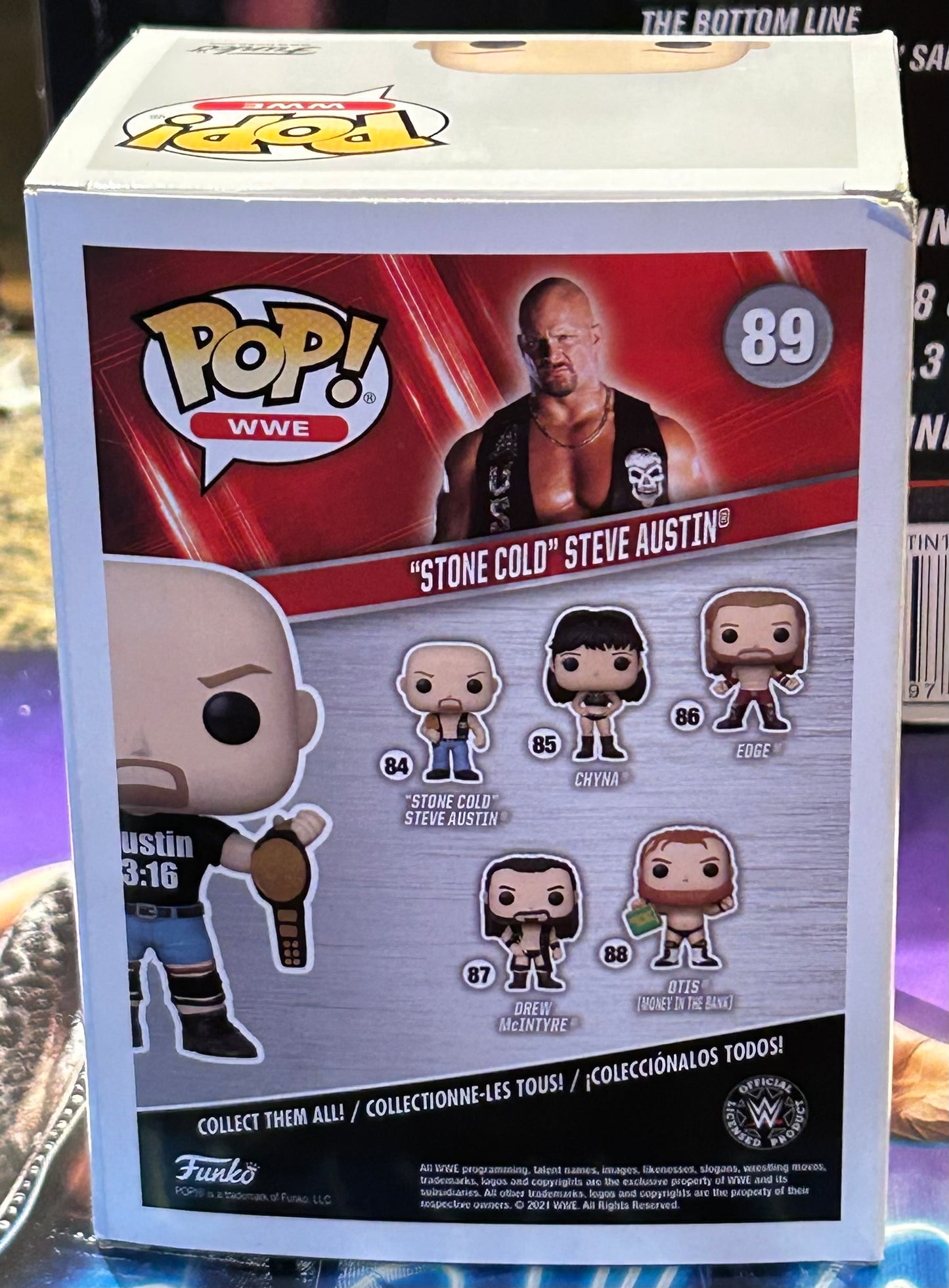 * Stone Cold Steve Austin WWE 7/11 Exclusive Funko Pop #89