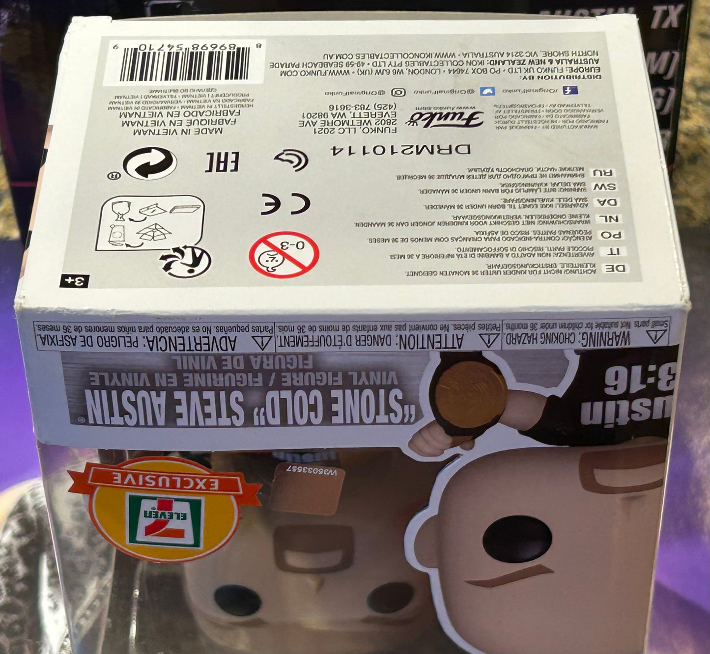 * Stone Cold Steve Austin WWE 7/11 Exclusive Funko Pop #89