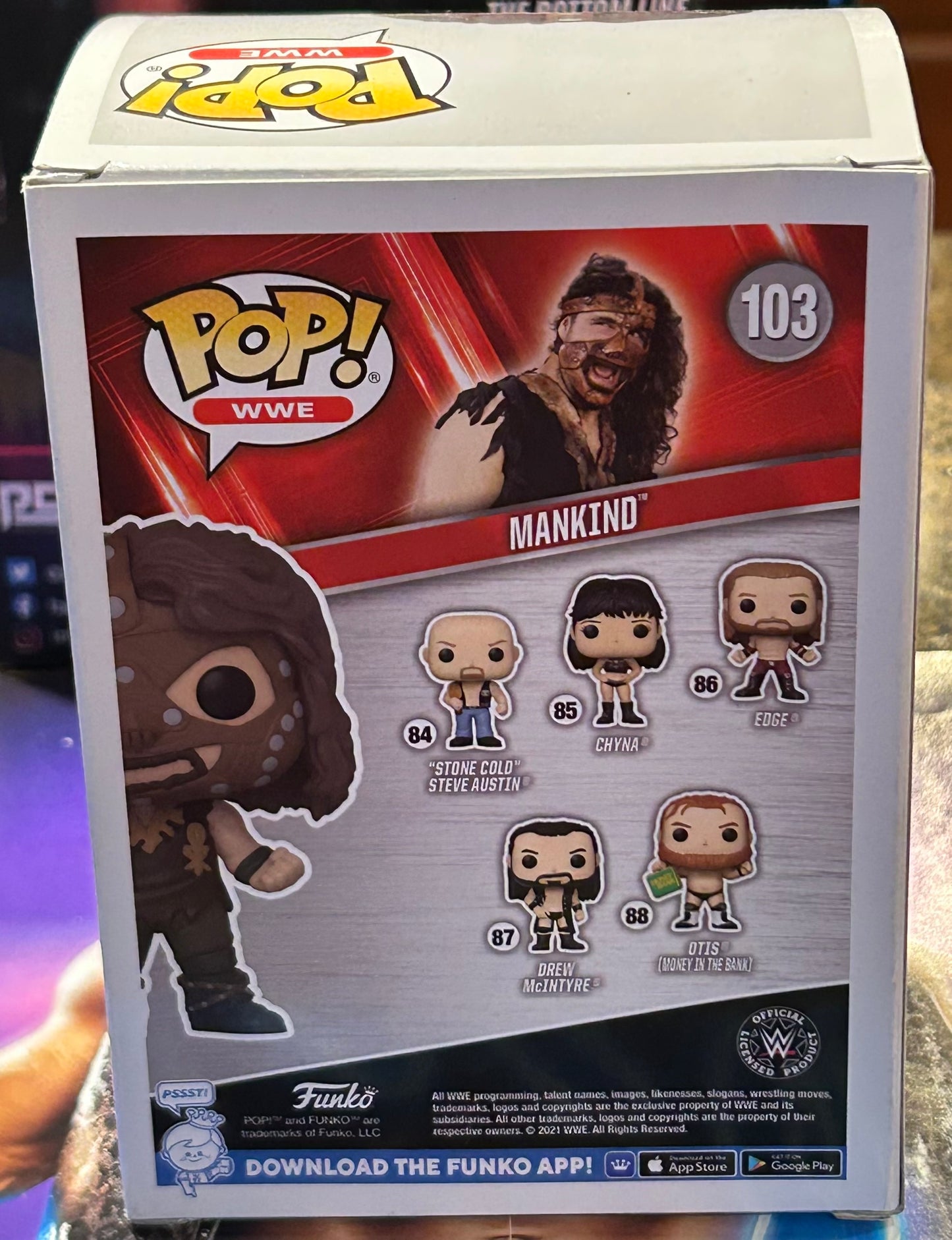 * Mankind WWE Gamestop Exclusive Funko Pop
