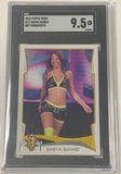 Sasha Banks 2014 WWE NXT Topps ROOKIE Card Graded SGC 9.5