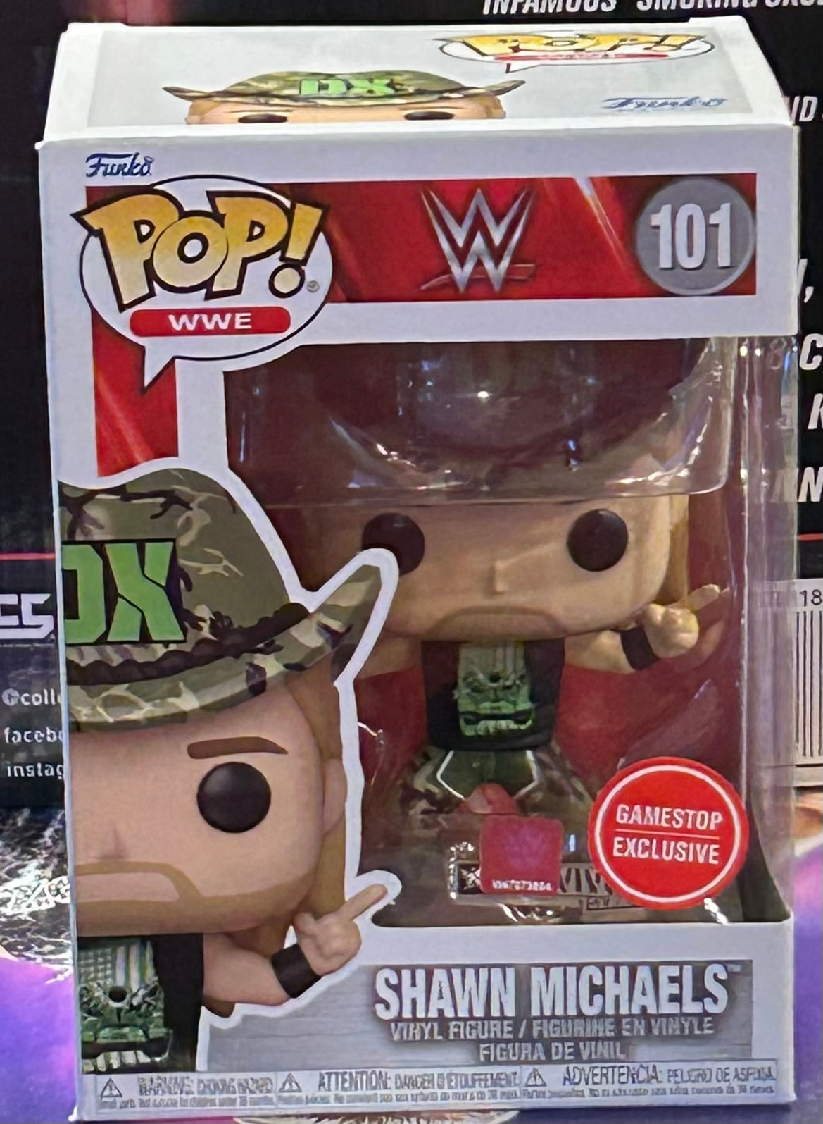 * Shawn Michaels DX WWE Gamestop Exclusive Funko Pop
