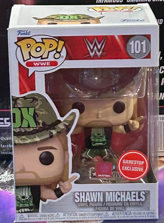 * Shawn Michaels DX WWE Gamestop Exclusive Funko Pop