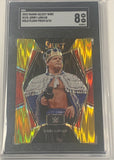 Jerry “The King” Lawler 2022 WWE Panini Select Gold Flash Prizm Refractor Card #8/10 Graded SGC 8 (Only 10 Made)