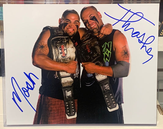 The Headbangers Signed 8x10 Color Photo WWE (Comes w/COA)