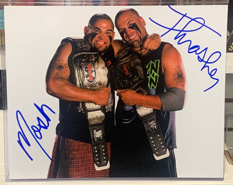 The Headbangers Signed 8x10 Color Photo WWE (Comes w/COA)