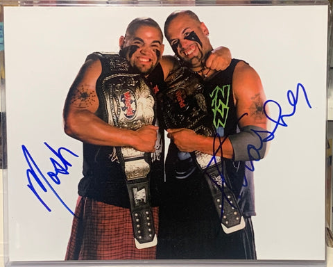 The Headbangers Signed 8x10 Color Photo WWE (Comes w/COA)