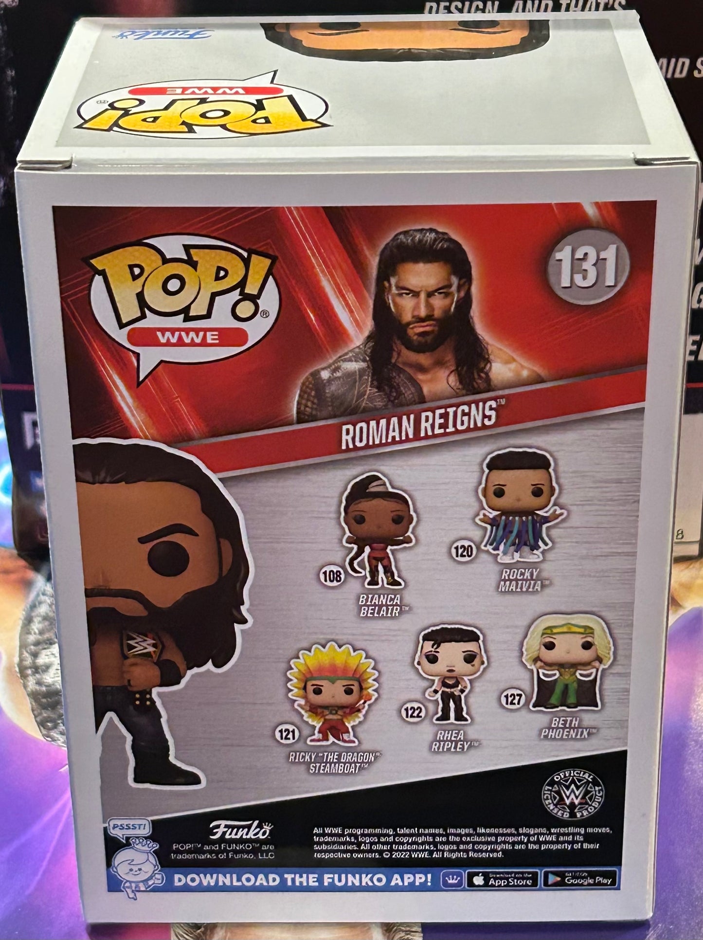 * Roman Reigns WWE Funko Pop #131