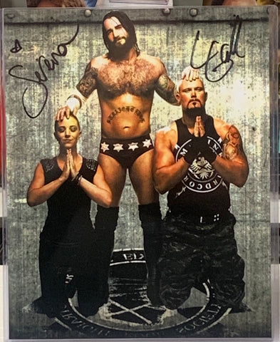 Luke Gallows & Sereena Deeb Dual Signed 8x10 Color Photo (Comes w/COA)