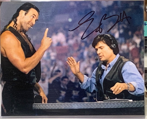 Eric Bischoff WCW Signed 8x10 Color Photo (Comes w/COA)