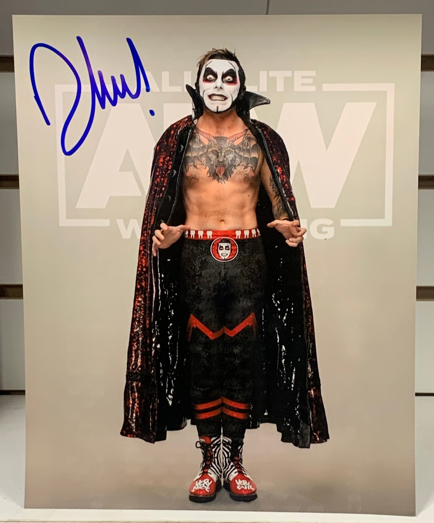 Danhausen Signed 8x10 Color Photo (Comes w/COA)