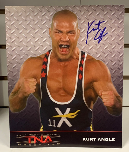 Kurt Angle Signed Official TNA Promo (Comes w/COA)