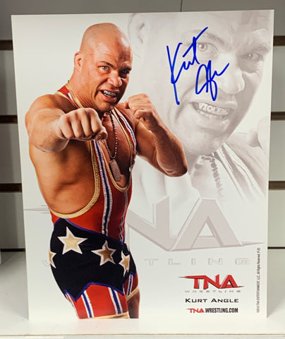 Kurt Angle Signed Official TNA Promo (Comes w/COA)