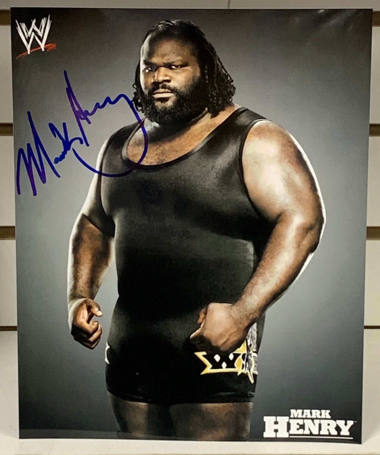 Mark Henry Signed 8x10 Color Photo COA