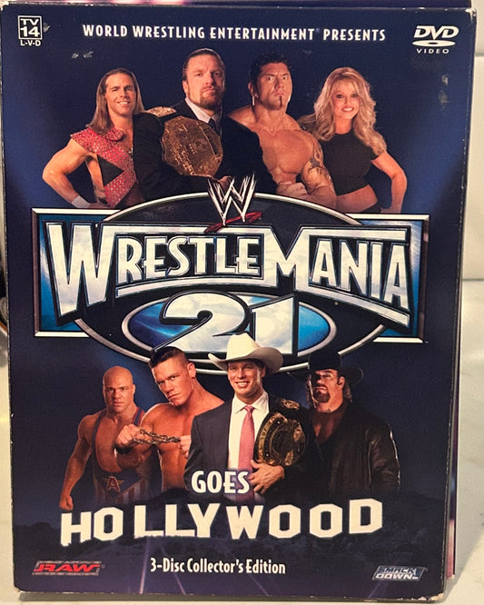 + WWE DVD “Wrestlemania 21” (3-Disc Set) Includes Hall of Fame Ceremony