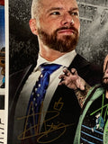 Hornswoggle, Brian Myers & Smart Mark Sterling Triple Signed Exclusive 11x14 Color Photo (Comes w/COA)