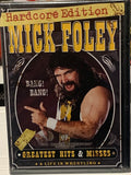 Mick Foley DVD (3-Disc Set) Hardcore Edition “Greatest Hits & Misses” (Sealed & Brand New)