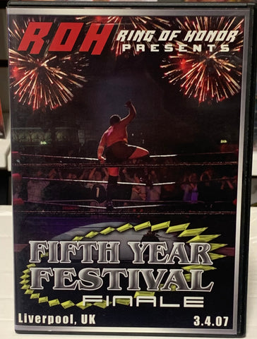 ROH Ring of Honor DVD “Fifth Year Festival Finale” 3/4/07 Liverpool, UK (Samoa Joe, Homicide, Briscoes & much more)