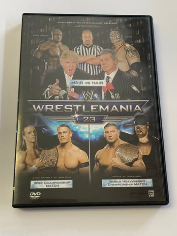 Wrestlemania 23 WWE DVD (2-Disc Set) Cena Undertaker HBK Batista