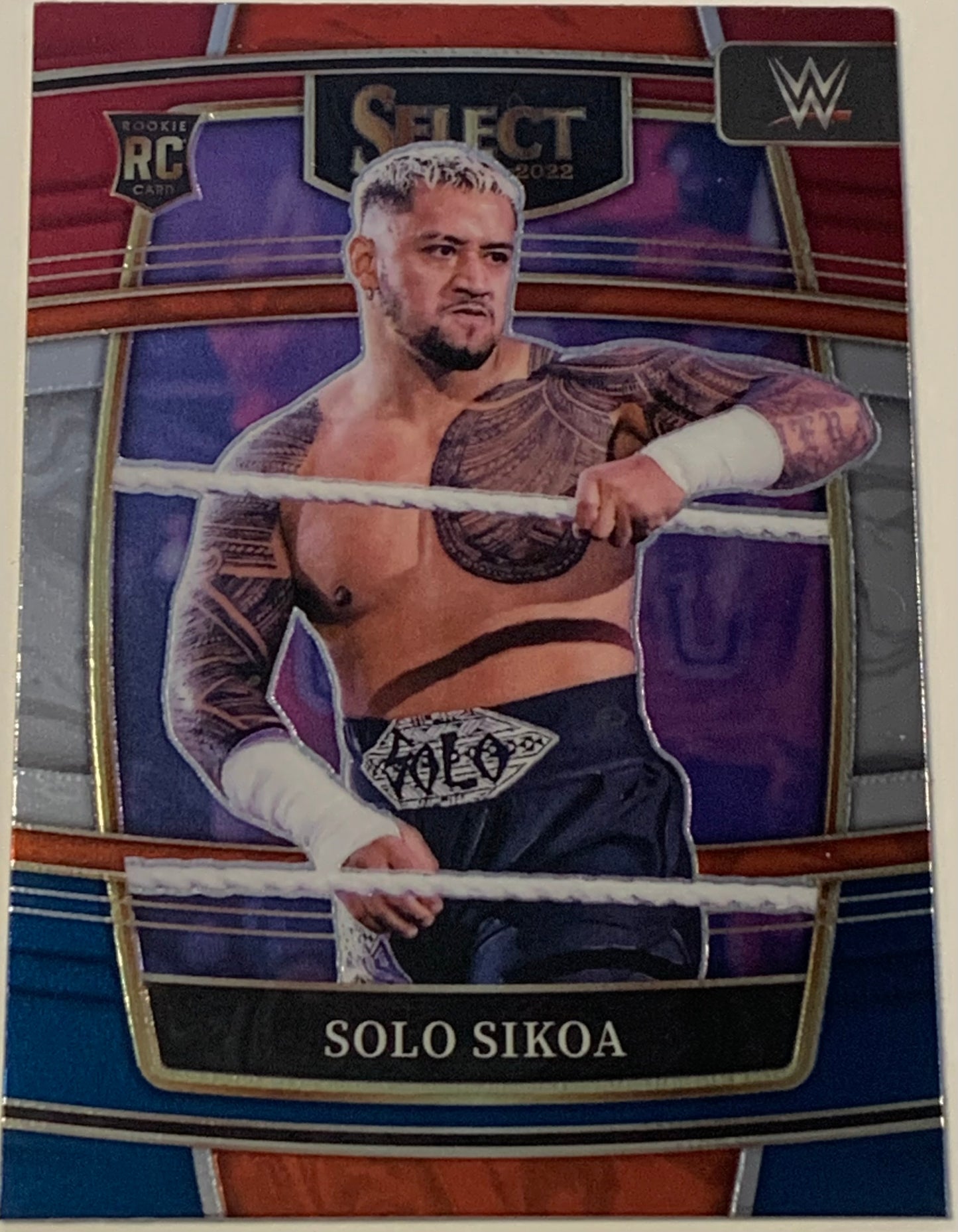 Solo Sikoa 2022 WWE Panini Select Rookie Card (The Bloodline)