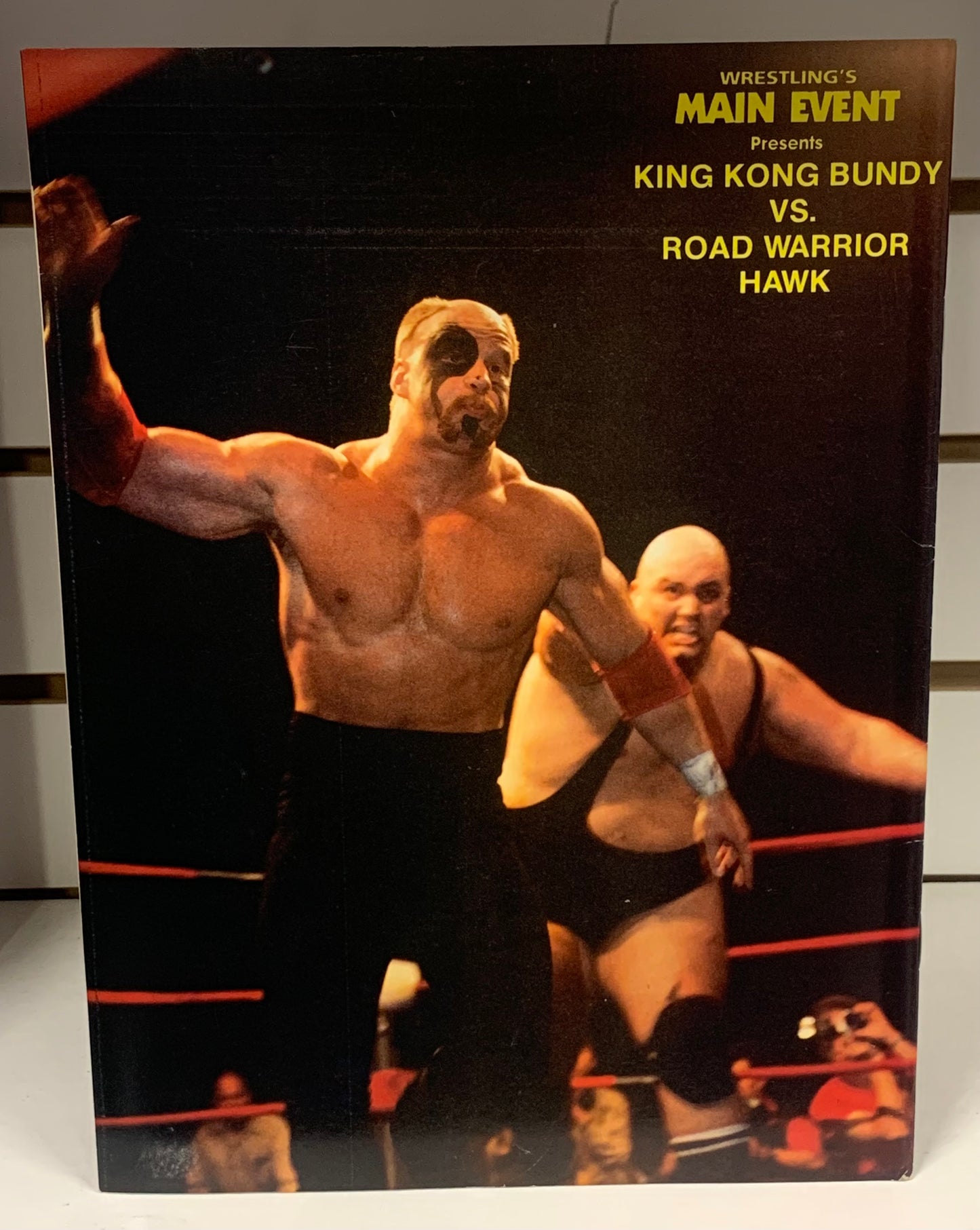 Wrestling’s Main Event Magazine September 1984 (Poster Flair vs Steamboat)