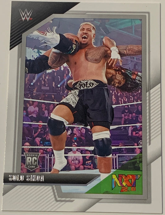 Solo Sikoa 2022 WWE NXT Panini ROOKIE Card (The Bloodline)