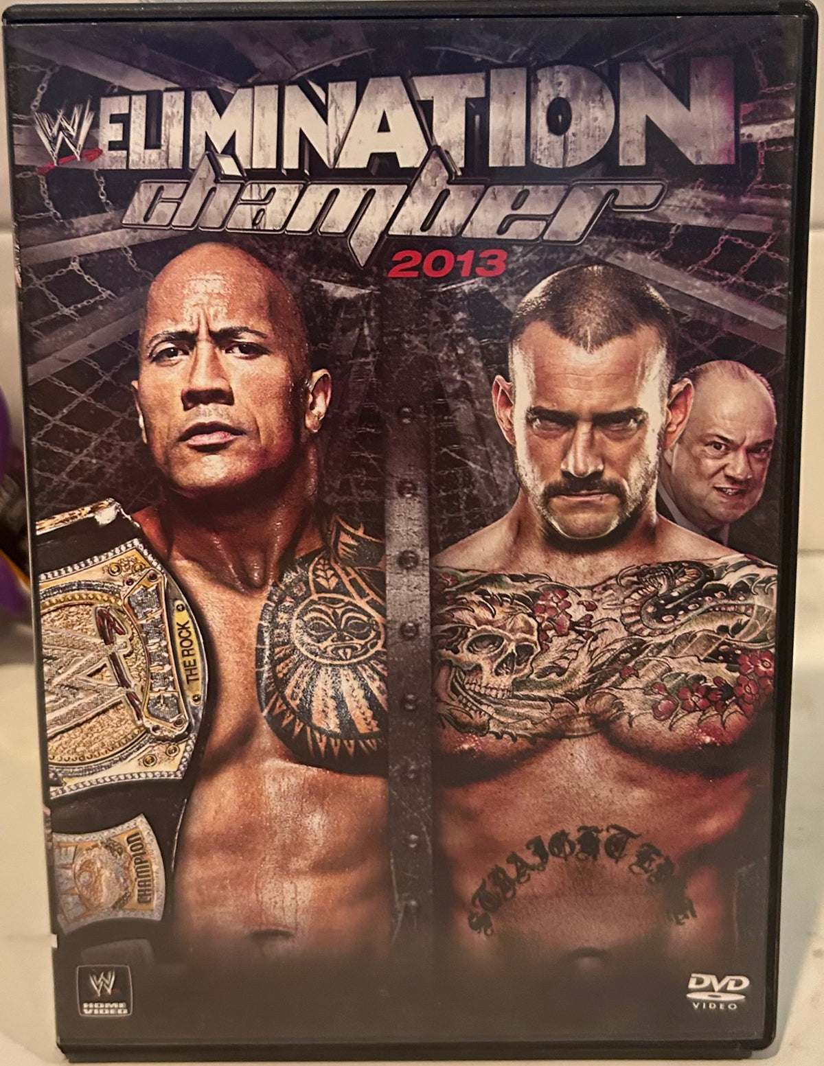 + WWE DVD “Elimination Chamber 2013” (Punk, Rock, Cena, SHIELD & so much more)