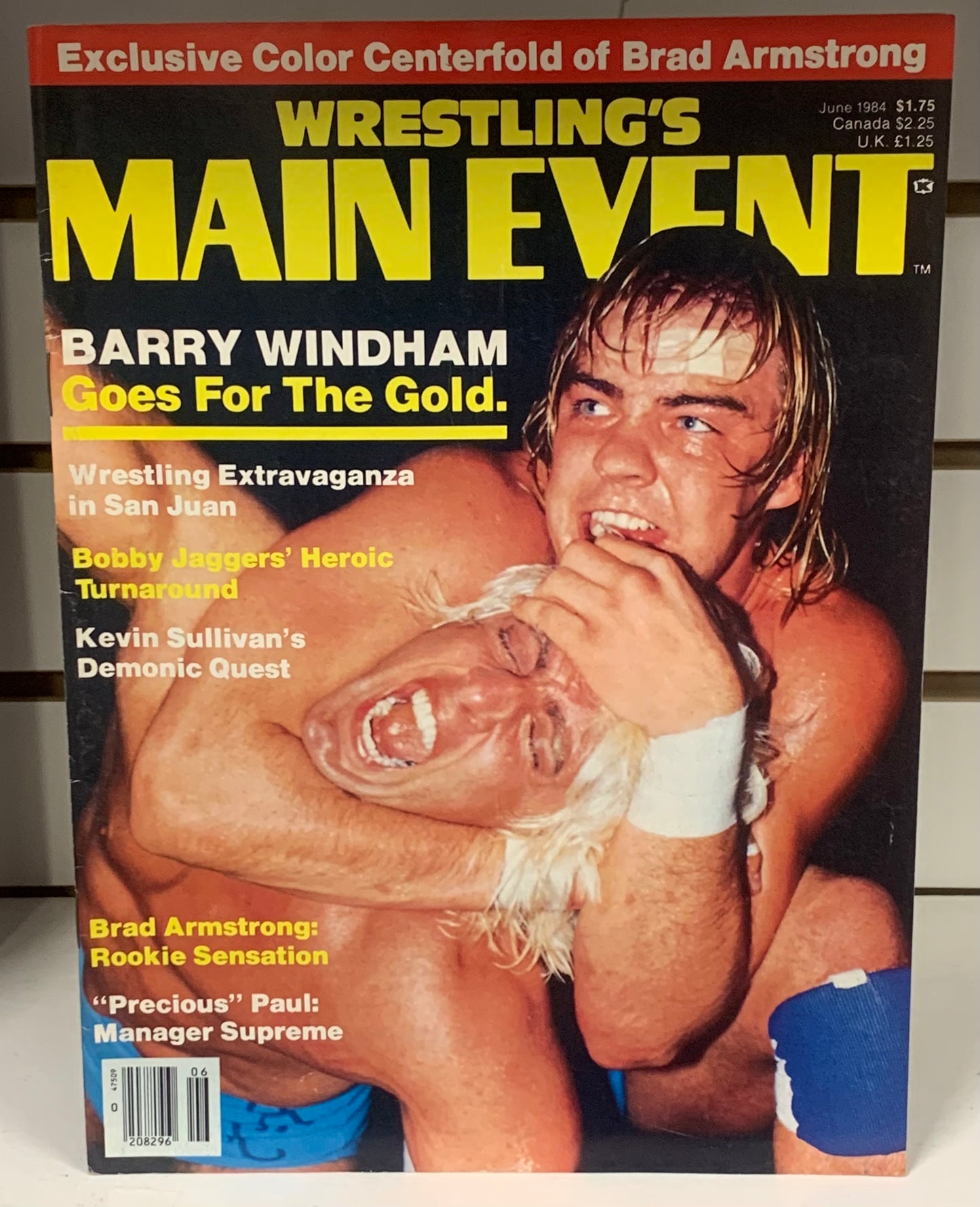 Wrestling’s Main Event Magazine June 1984 (Poster Brad Armstrong)