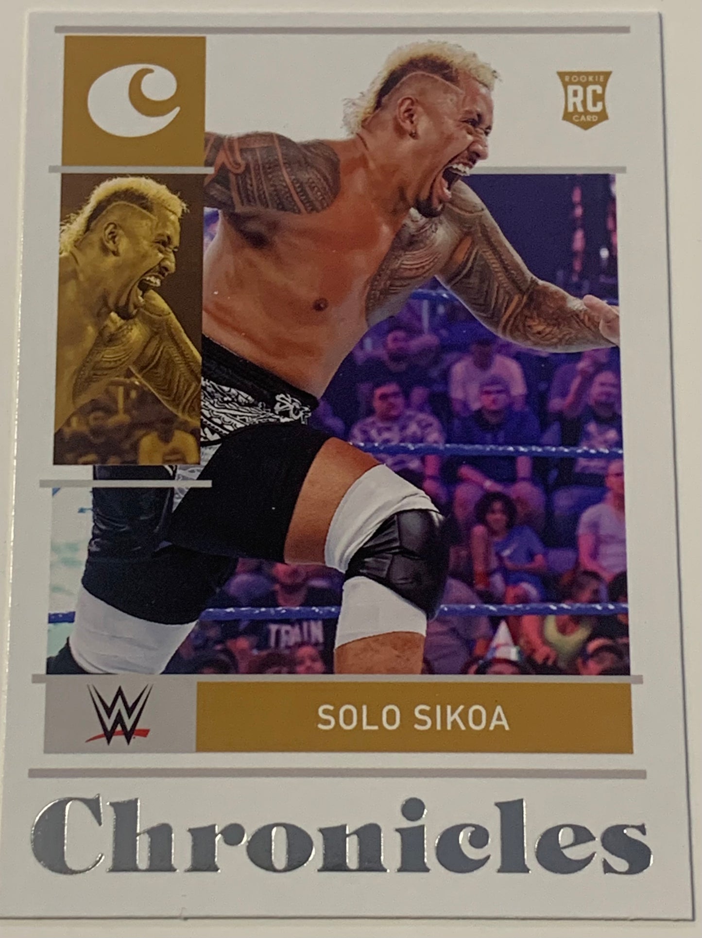Solo Sikoa 2022 WWE NXT Panini Chronicles ROOKIE Card (The Bloodline)