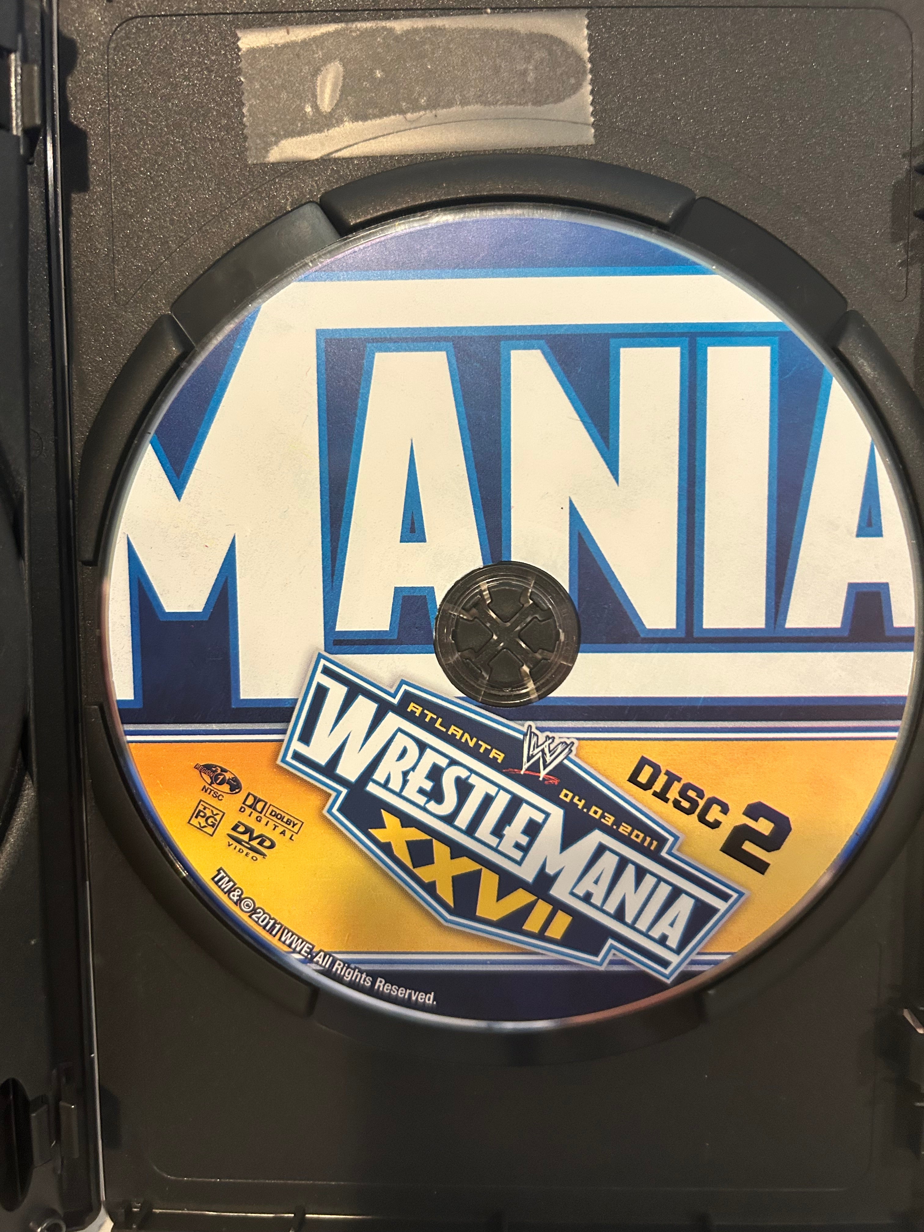 WWE DVD “Wrestlemania 27” (2-Disc Set) – The Wrestling Universe