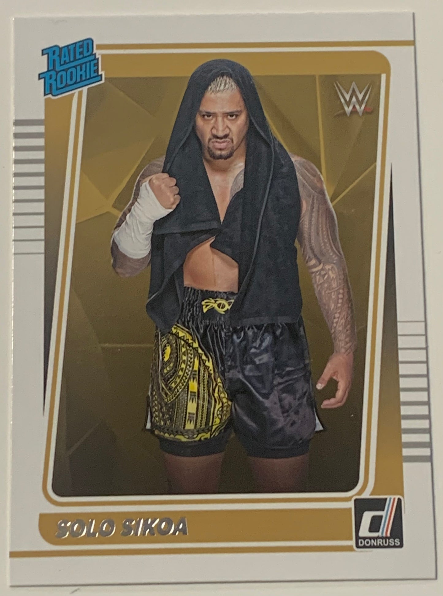 Solo Sikoa 2022 WWE NXT Panini Chronicles Donruss ROOKIE Card (The Bloodline)