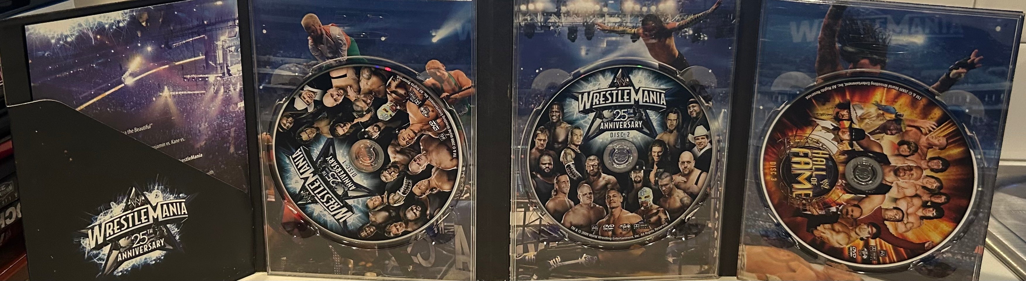 WWE DVD “Wrestlemania 25” (3-Disc Set) Includes Hall of Fame
