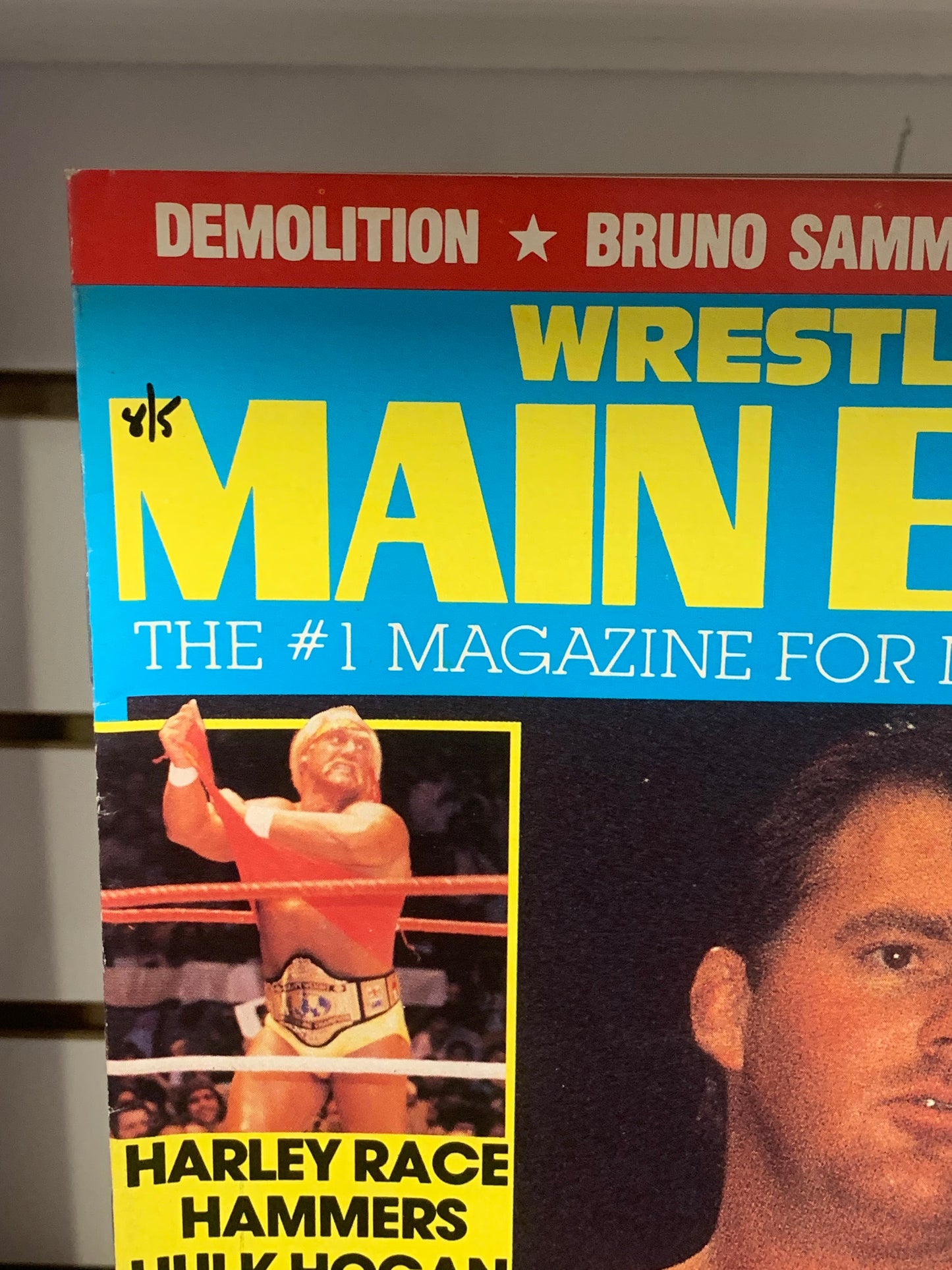 Wrestling’s Main Event Magazine September 1987 (Poster Randy Savage)