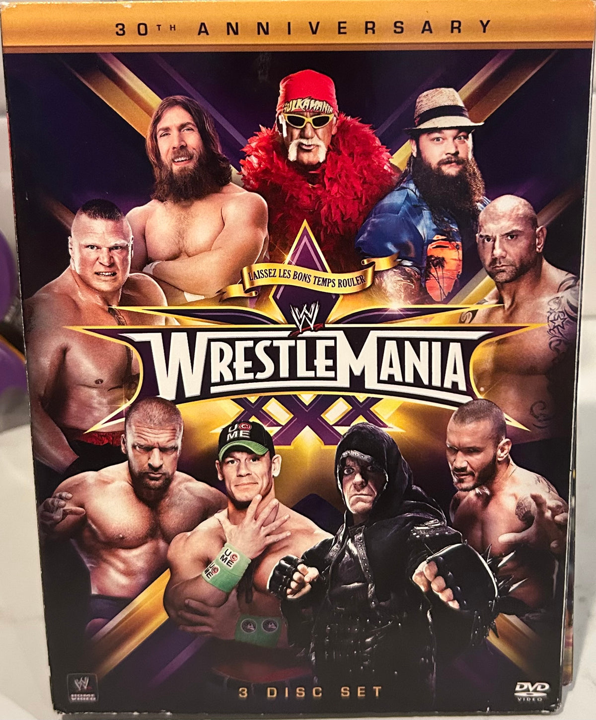 + WWE DVD “Wrestlemania 30” (3-Disc Set) Includes Hall of Fame Ceremony