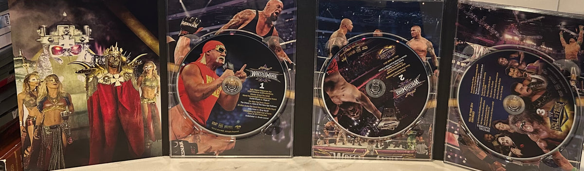+ WWE DVD “Wrestlemania 30” (3-Disc Set) Includes Hall of Fame Ceremony