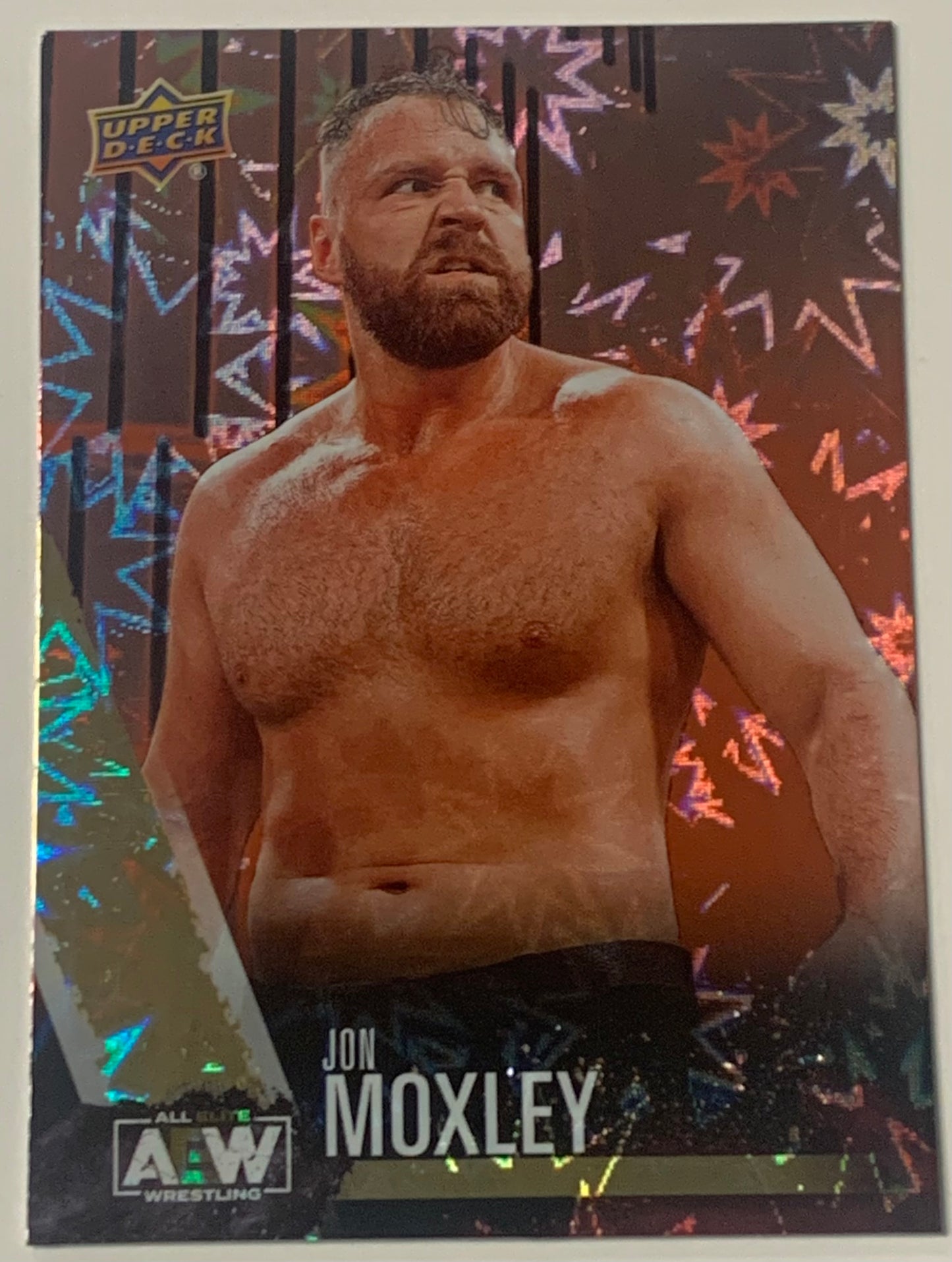 Jon Moxley aka Dean Ambrose 2021 AEW UD Upper Deck PYRO