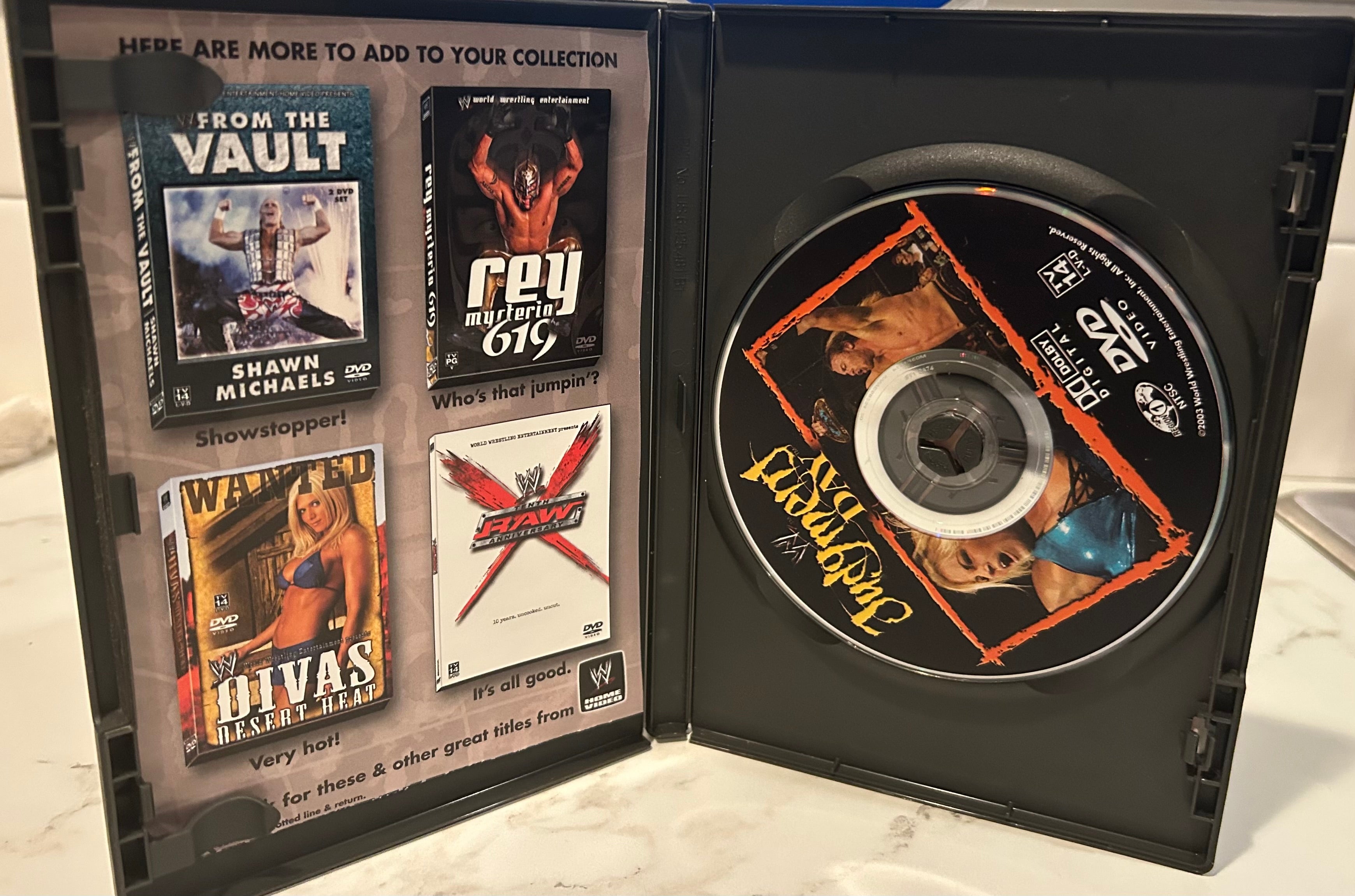 WWE DVD “Judgement Day 2003” (Brock, Nash, Triple H & so much more