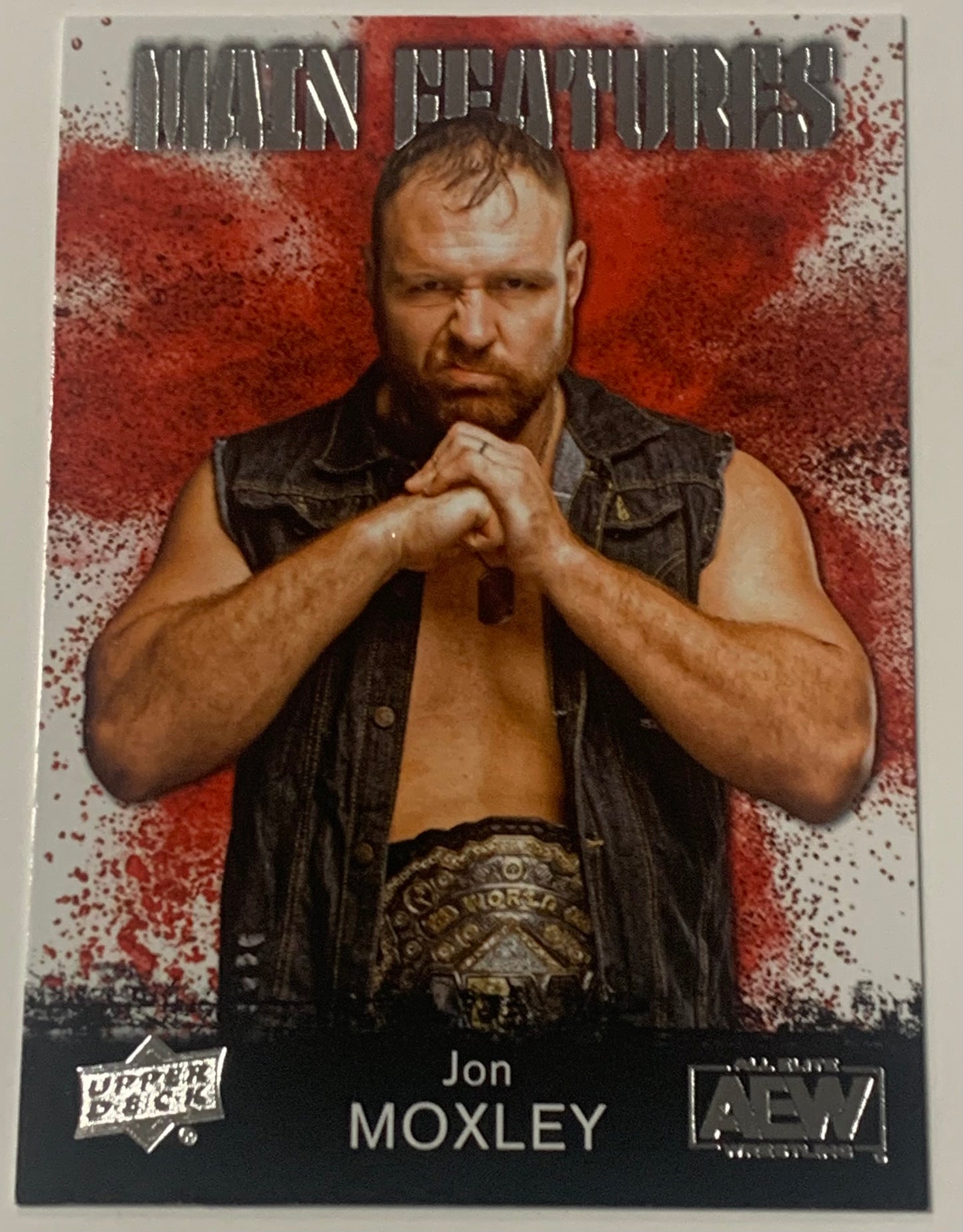 Jon Moxley aka Dean Ambrose 2021 AEW UD Upper Deck Main Features