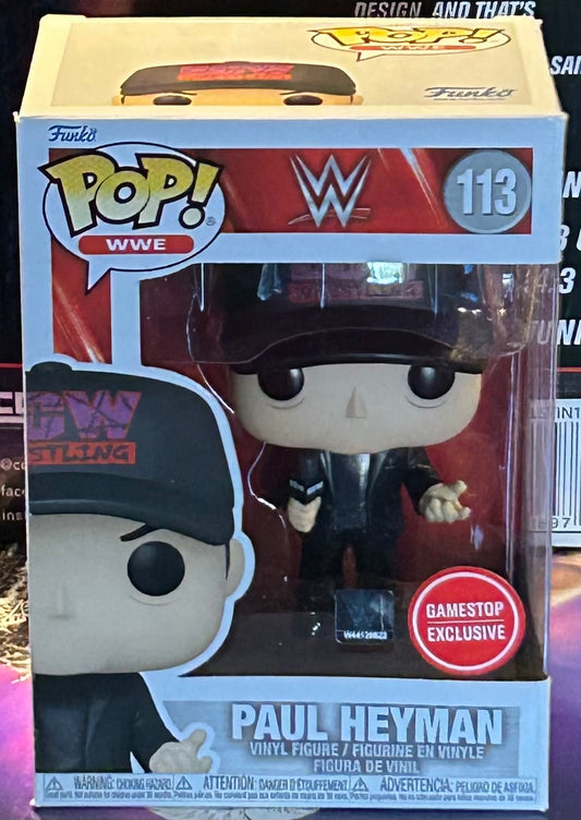 * Paul Heyman WWE ECW Gamestop Exclusive Funko Pop