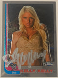 Kelly Kelly 2008 WWE SIGNED Topps Chrome Heritage Rookie Card (Comes w/COA)