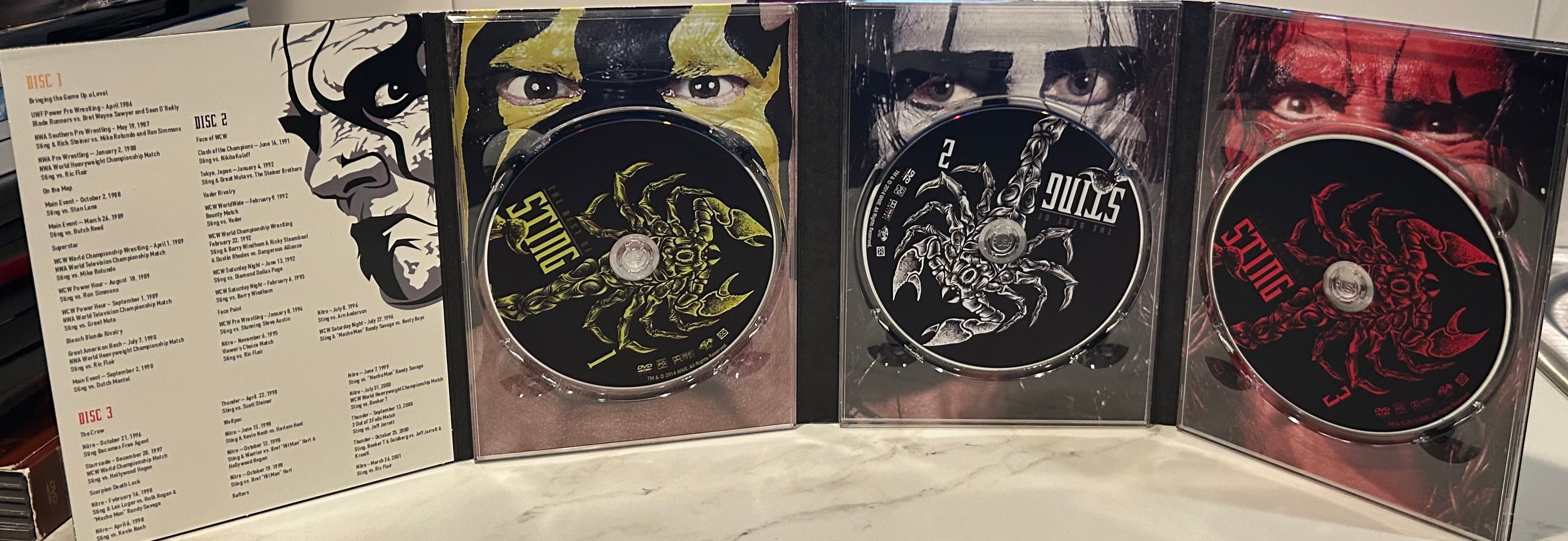 WWE DVD “The Best of Sting” (3-Disc Set) – The Wrestling Universe