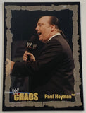 Paul Heyman 2004 WWE Chaos GOLD Card (The Wise Man)