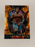 Xavier Woods 2023 WWE Select Prizm Concourse Orange Wace Refractor Card