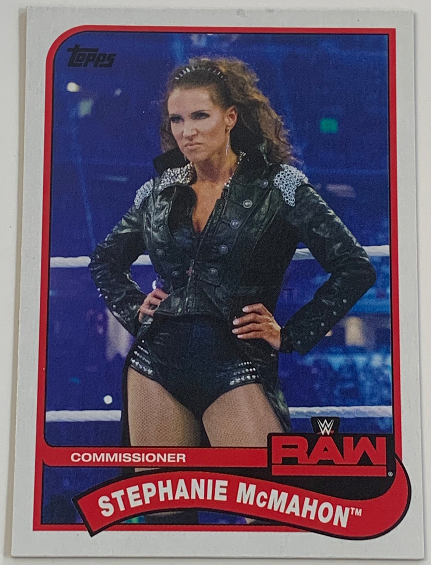 Stephanie McMahon 2018 WWE Topps Heritage Card