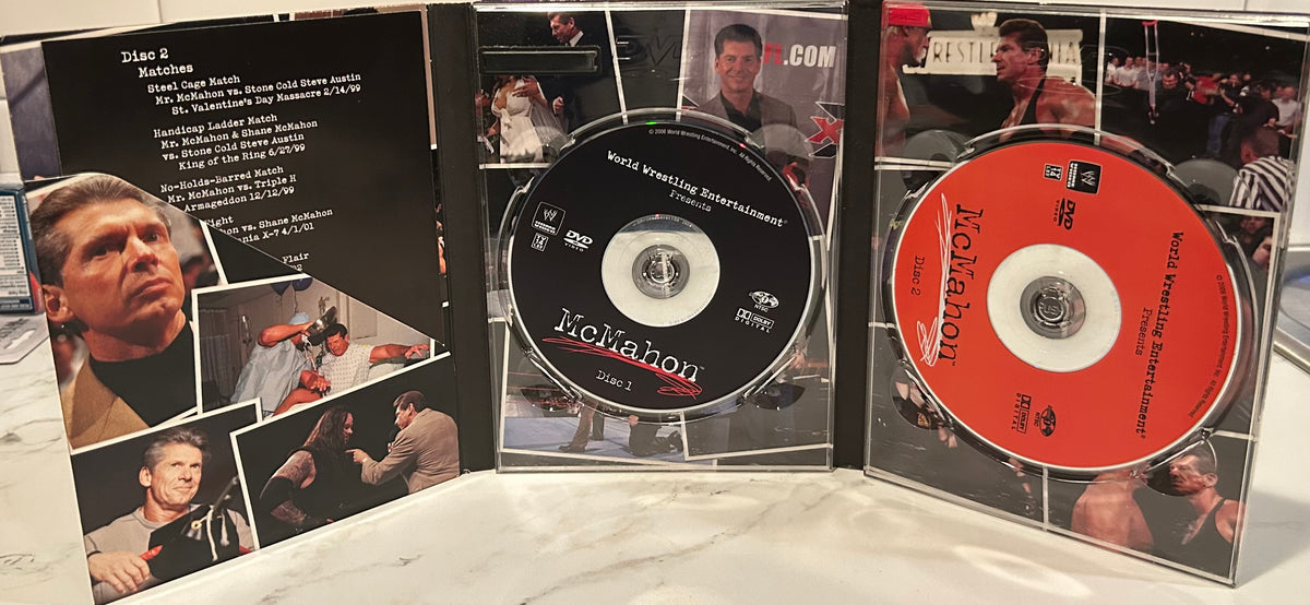 + WWE DVD “Vince McMahon” (2-Disc Set)