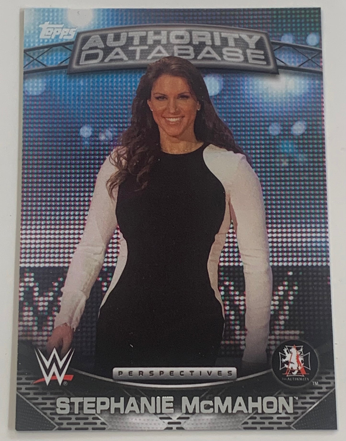 Stephanie McMahon 2016 WWE Topps “Authority Database” Card