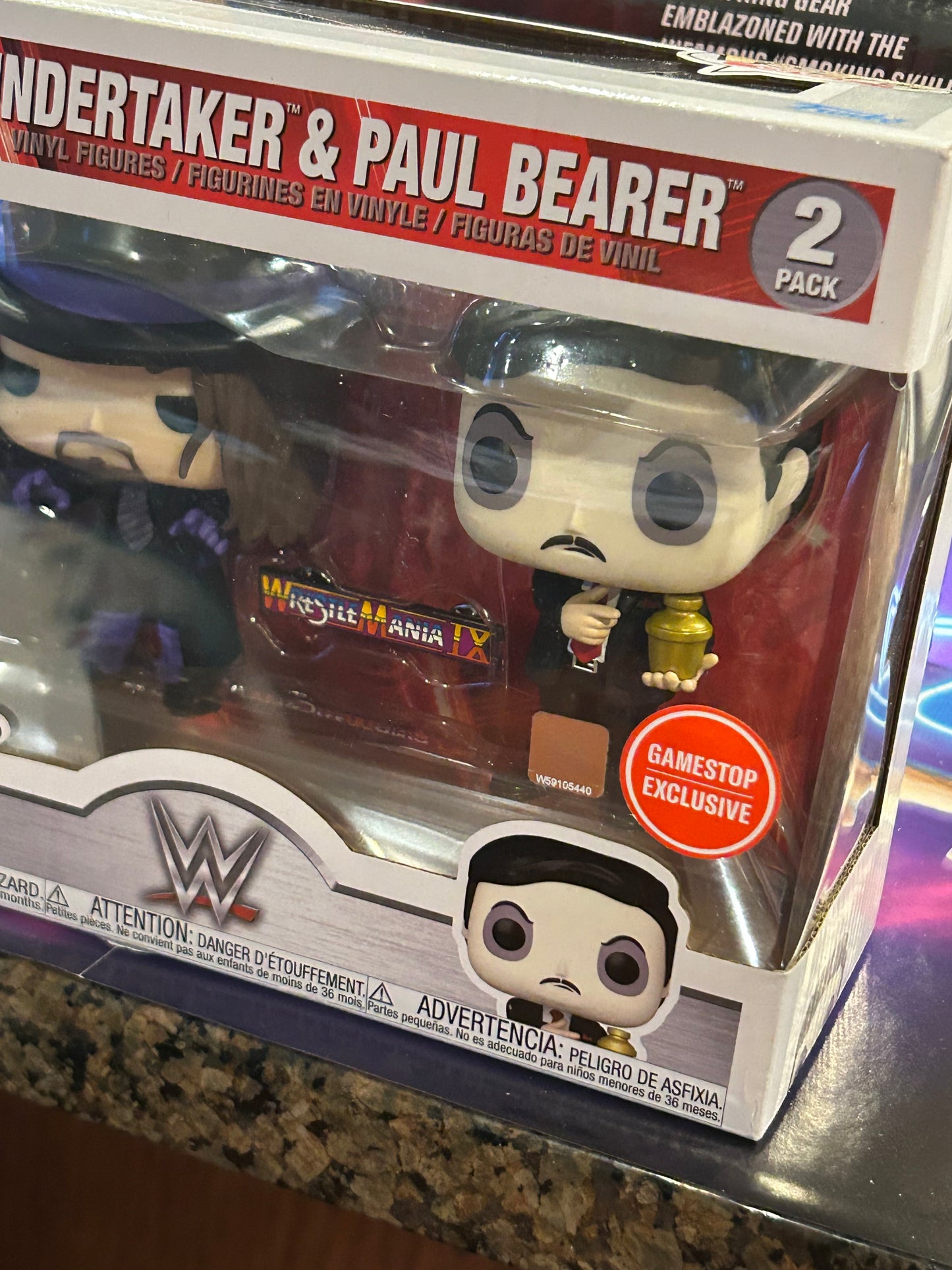 * The Undertaker & Paul Bearer WWE Gamestop Exclusive Funko Pop 2-Pack