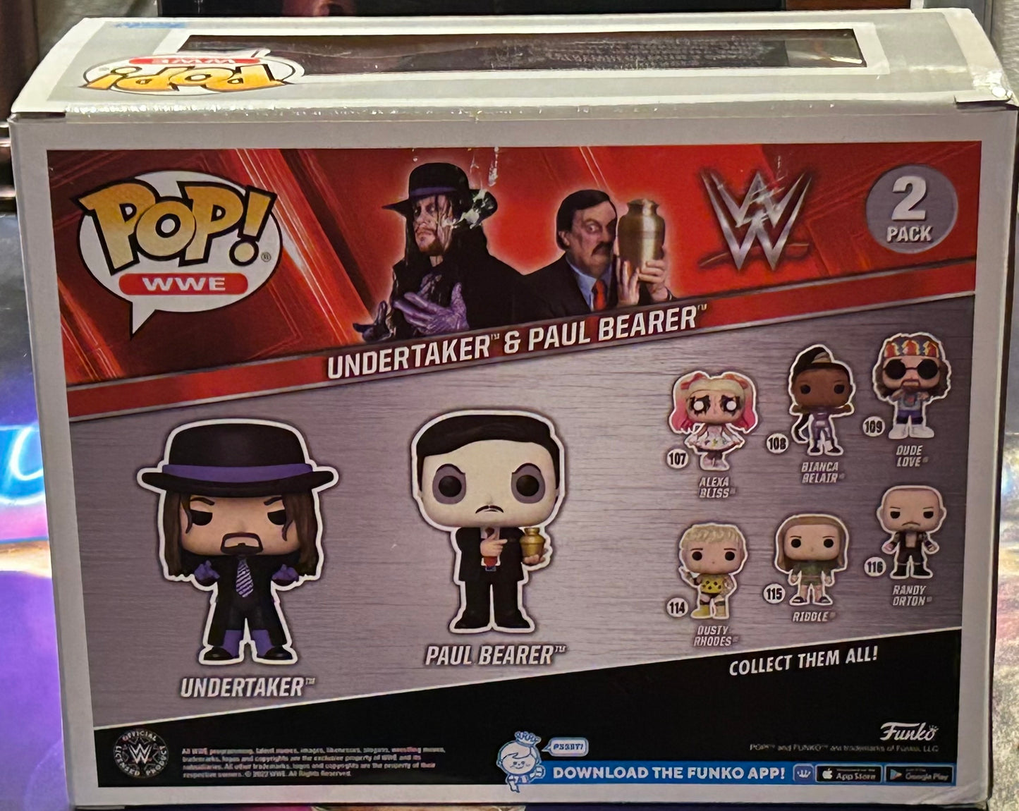 * The Undertaker & Paul Bearer WWE Gamestop Exclusive Funko Pop 2-Pack