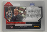 Paul Heyman 2022 WWE Panini Prizm Silver Hyper Refractor Card (The Wise Man)